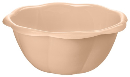 Миска 1,6 л. d=20 см. п/п темно-бежевая /1/36/