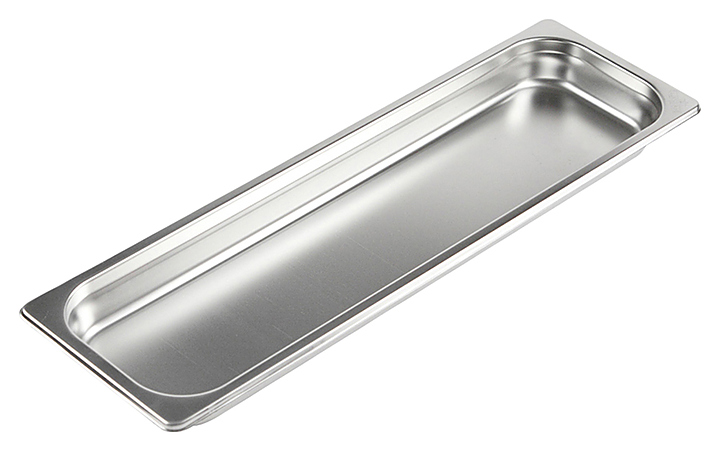 Гастроемкость GN2/4, 530х162х20 мм (нерж.сталь), Yindu