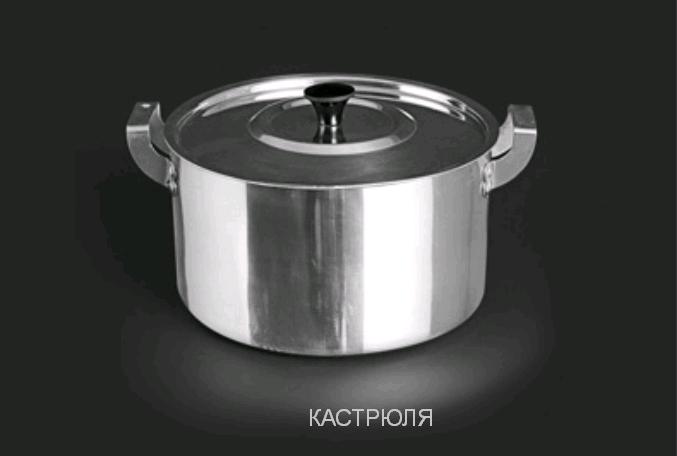Кастрюля 3,5л полированная